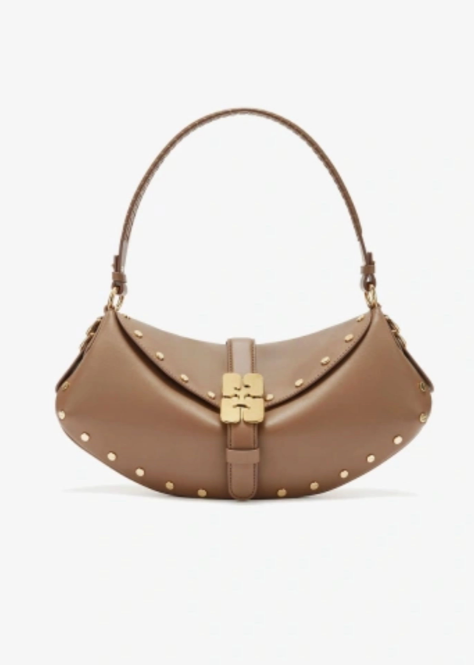 B-Kat studs bag Coca Mocha B2060040 Ganni